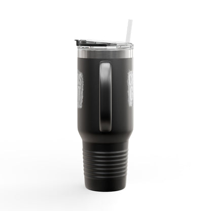 Chaos & Grit 40oz Insulated Travel Mug – Motivational, Durable, Adventure-Ready Drinkware