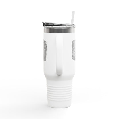 Chaos & Grit 40oz Insulated Travel Mug – Motivational, Durable, Adventure-Ready Drinkware
