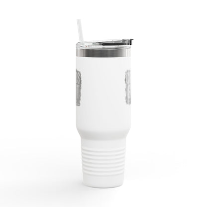 Chaos & Grit 40oz Insulated Travel Mug – Motivational, Durable, Adventure-Ready Drinkware