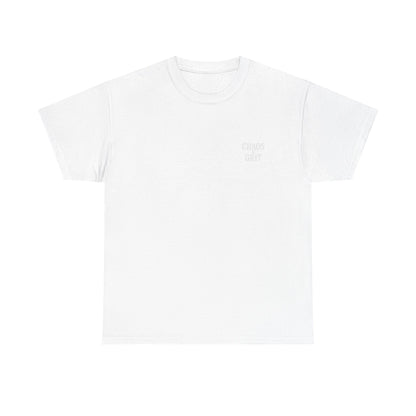 Chaos & Grit Unisex Heavy Cotton Tee – Motivational Streetwear, Everyday Inspiration, Comfortable Gift for Dreamers and Doers
