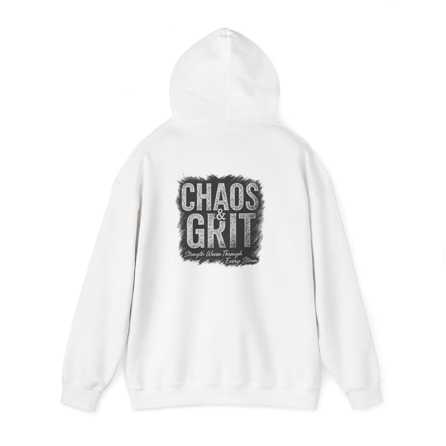 Chaos & Grit Hoodie – Motivational Unisex Sweatshirt, Soft Gift for Him or Her